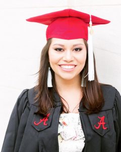 Tatianna in cap and gown
