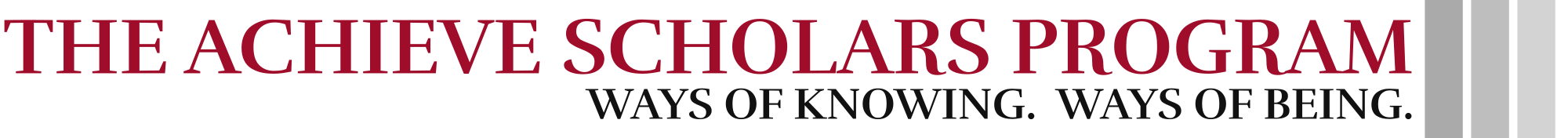 The Achieve Scholars Program: Current Scholars | Honors College