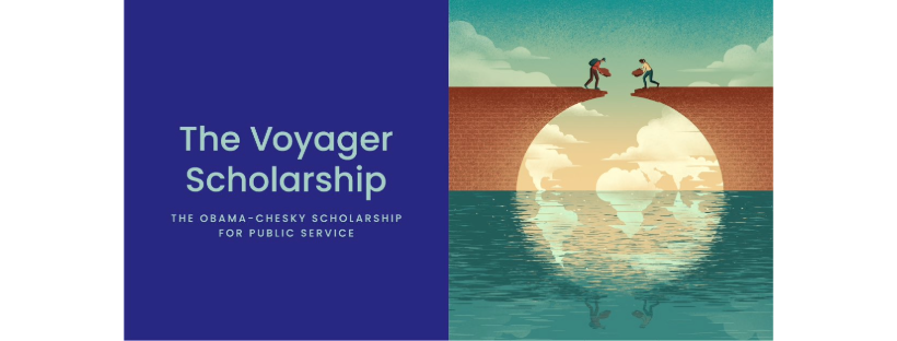 The Voyager Scholarship, The Obama-Chesky Scholarship for Public Service logo