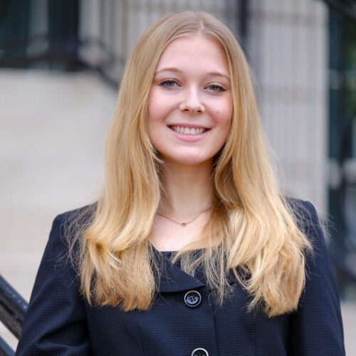 A headshot of Emily Adcock