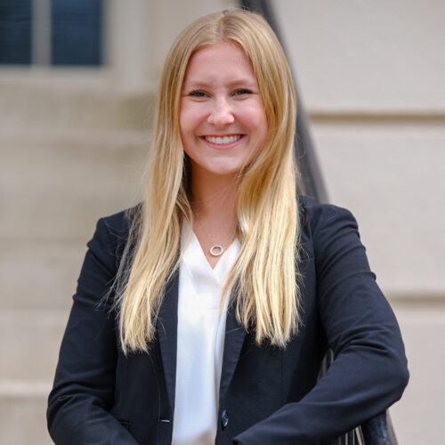 A headshot of Emma Buikema