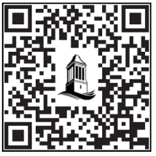 A QR code to donate to the Honors College.