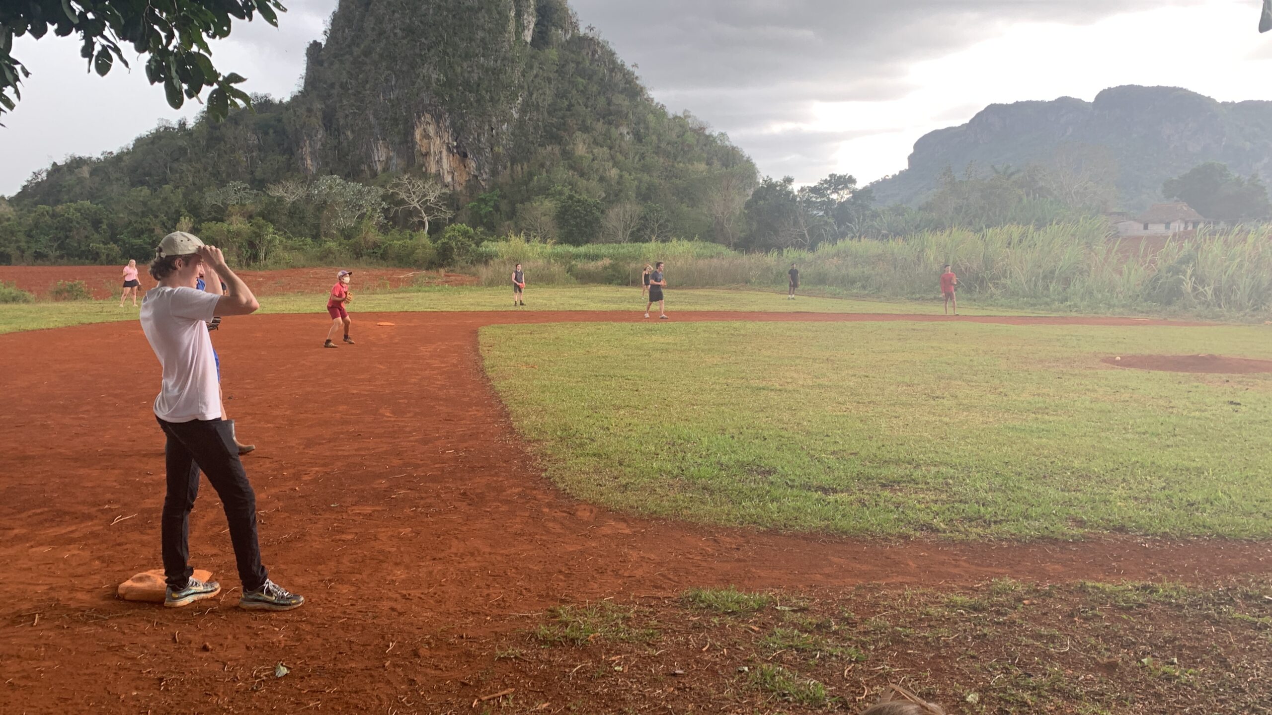 Witt Fellows play baseball in Cuba.