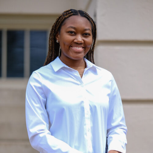 A headshot of Kenady Manigo