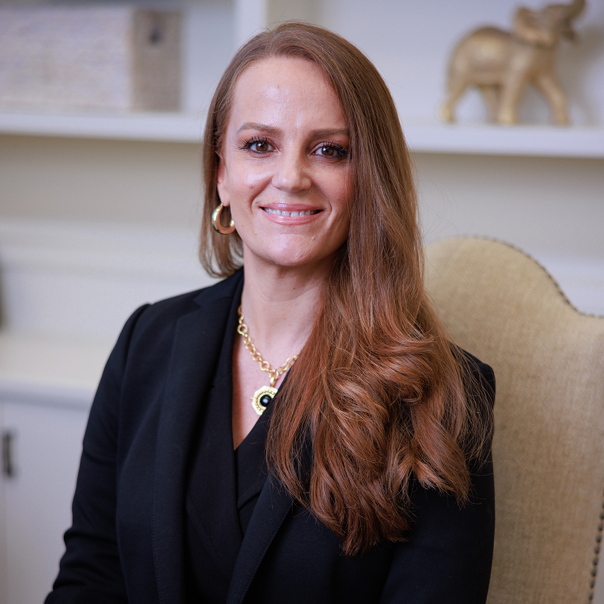 A headshot of Honors College Dean Tiffany Sippial.