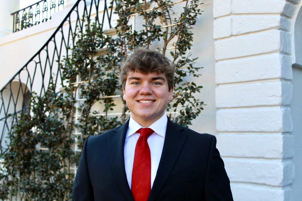 A headshot of Andrew Banks.